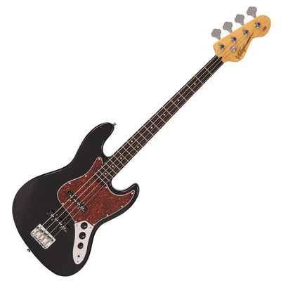 Vintage V49 Coaster Series Bass Guitar ~ Boulevard Black - Fair Deal Music