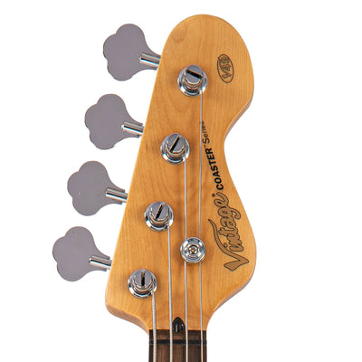 Vintage V49 Coaster Series Bass Guitar ~ 3 Tone Sunburst - Fair Deal Music
