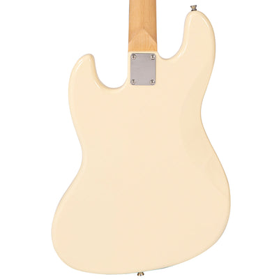Vintage V49 Coaster Series Bass Guitar ~ Vintage White - Fair Deal Music