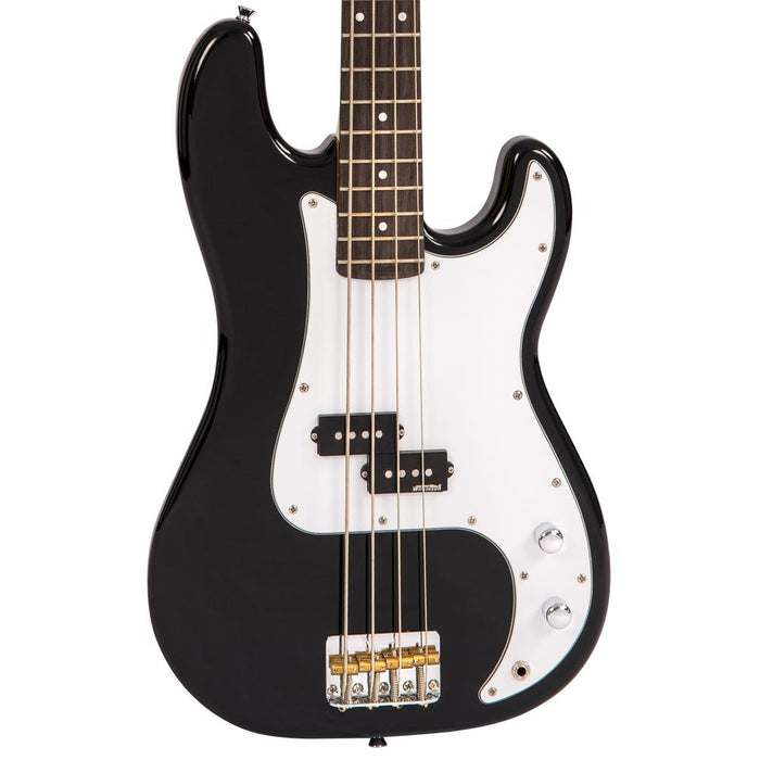 Vintage V4 ReIssued Bass Guitar - Boulevard Black - Fair Deal Music