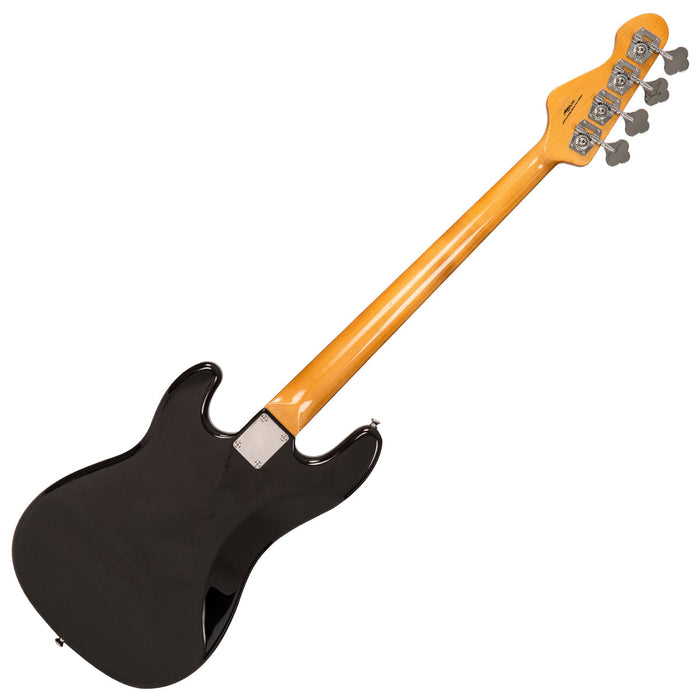 Vintage V4 ReIssued Bass Guitar - Boulevard Black - Fair Deal Music