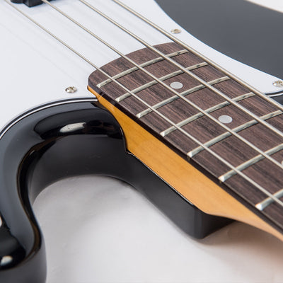 Vintage V4 ReIssued Bass Guitar - Boulevard Black - Fair Deal Music