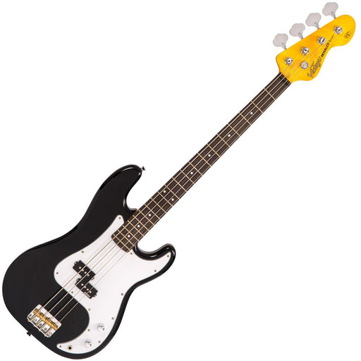 Vintage V4 ReIssued Bass Guitar - Boulevard Black - Fair Deal Music