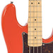 Vintage V4 ReIssued Maple Fingerboard Bass Guitar ~ Firenza Red - Fair Deal Music