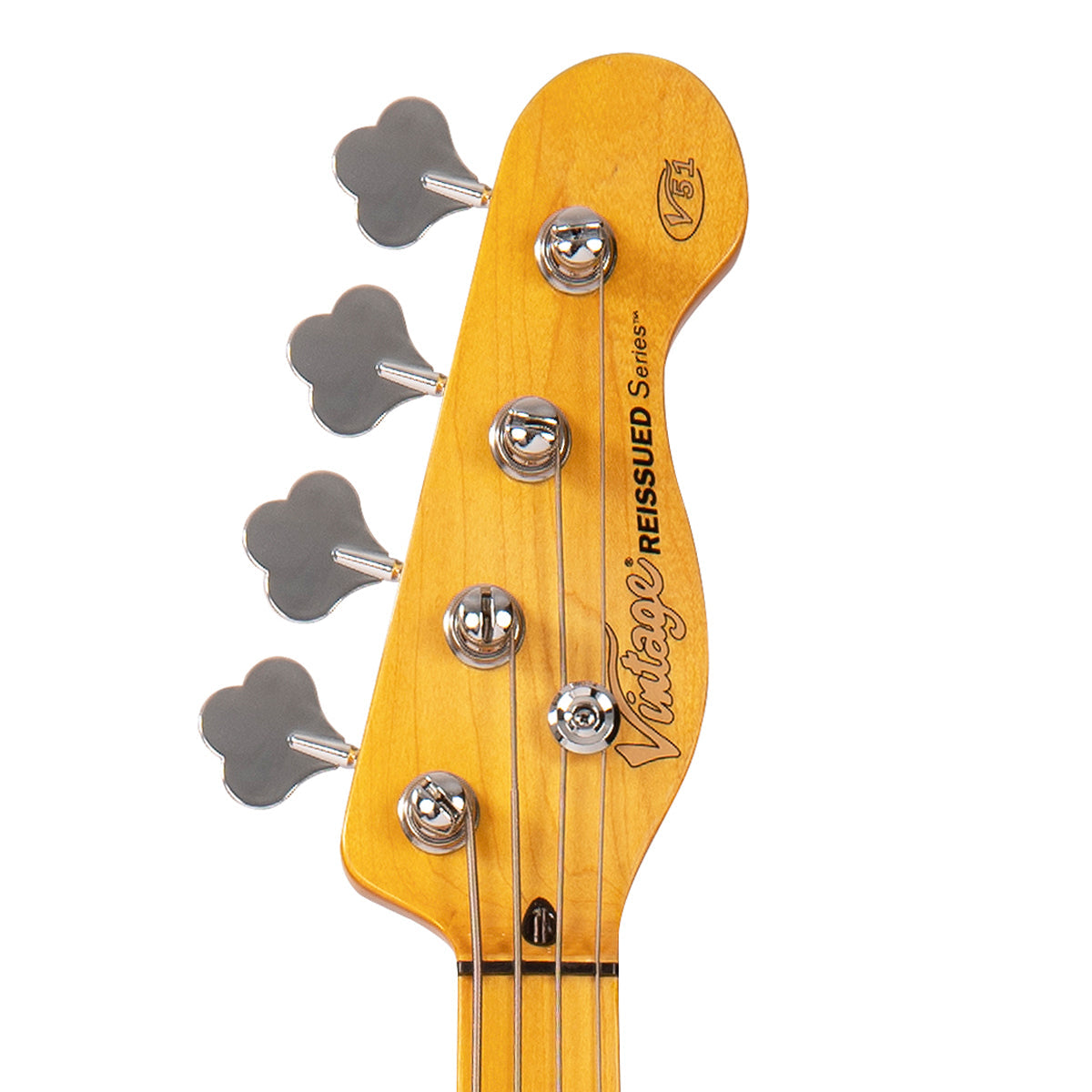 Vintage V51 ReIssued Bass Guitar ~ Vintage Blonde - Fair Deal Music