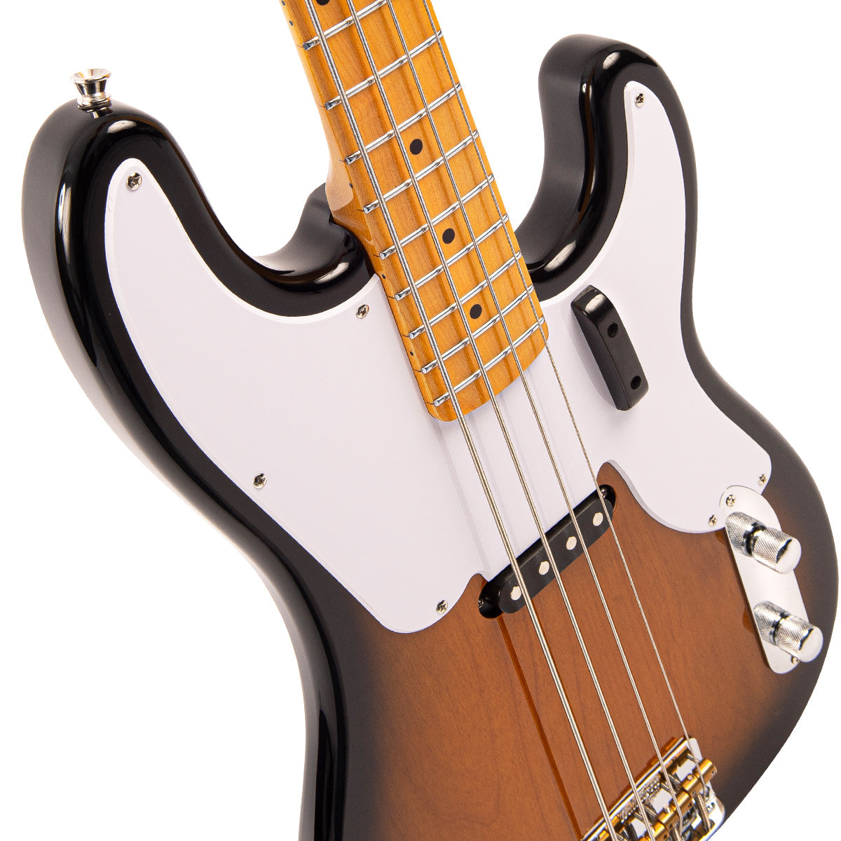 Vintage V51 ReIssued Bass Guitar ~ 2 Tone Sunburst - Fair Deal Music