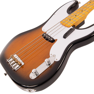 Vintage V51 ReIssued Bass Guitar ~ 2 Tone Sunburst - Fair Deal Music