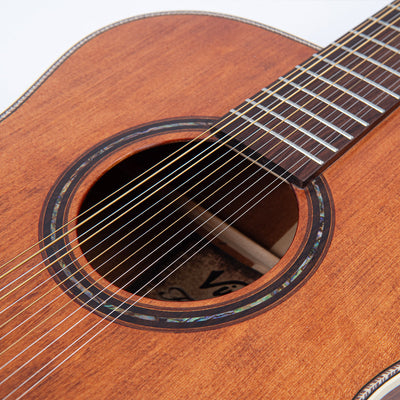 Vintage 'Fret Dancer' 12-String Acoustic Guitar ~ Aged Open Pore - Fair Deal Music