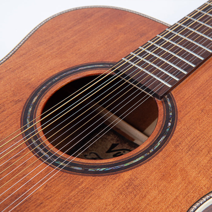 Vintage 'Fret Dancer' 12-String Acoustic Guitar ~ Aged Open Pore - Fair Deal Music