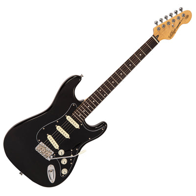 Vintage V60 Coaster Series Electric Guitar ~ Boulevard Black - Fair Deal Music