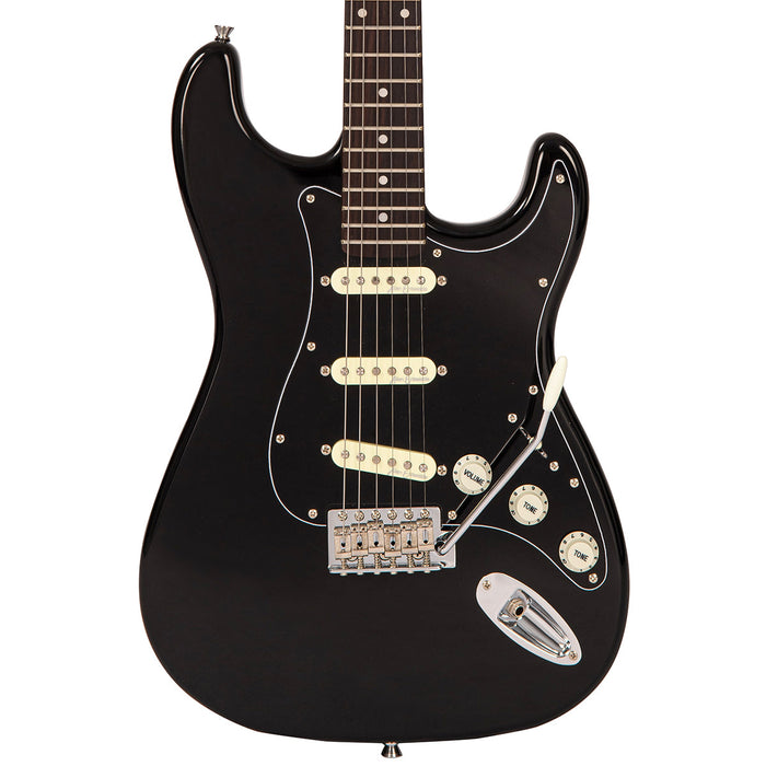 Vintage V60 Coaster Series Electric Guitar ~ Boulevard Black - Fair Deal Music