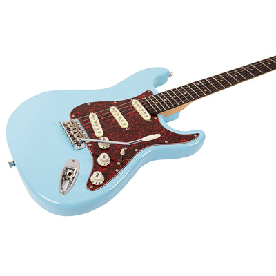 Vintage V60 Coaster Series Electric Guitar ~ Laguna Blue - Fair Deal Music