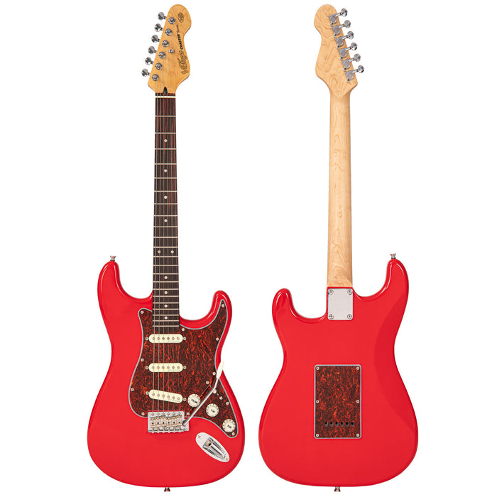 Vintage V60 Coaster Series Electric Guitar ~ Gloss Red - Fair Deal Music
