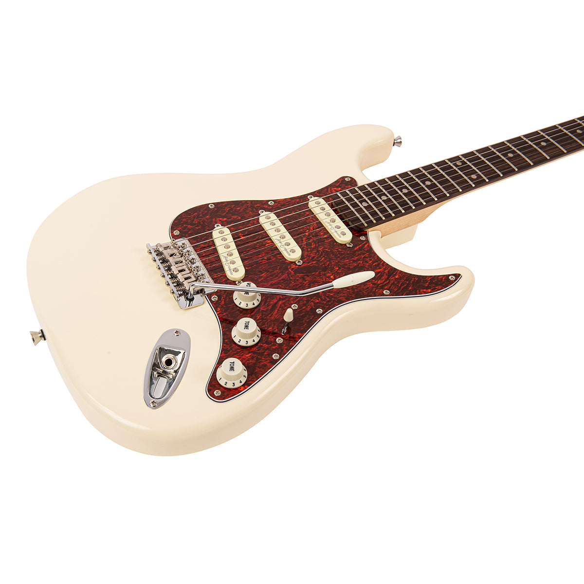 Vintage V60 Coaster Series Electric Guitar ~ Vintage White - Fair Deal Music