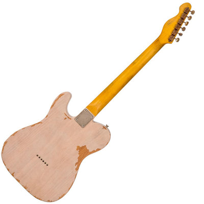 Vintage V62 ICON Electric Guitar ~ Distressed Ash Blonde - Fair Deal Music