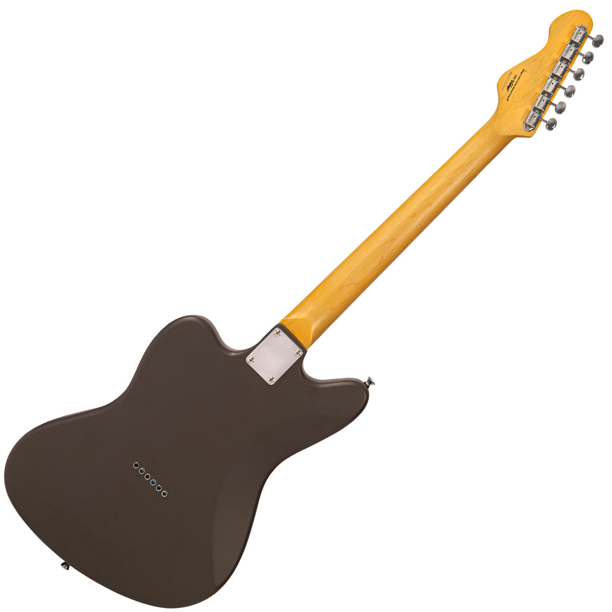 Vintage V65H ReIssued Hard Tail Electric Guitar ~ Satin Grey - Fair Deal Music