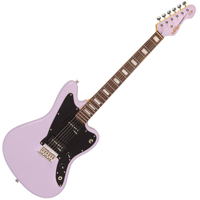 Vintage V65H ReIssued Hard Tail Electric Guitar ~ Satin Purple - Fair Deal Music