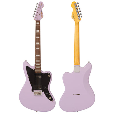 Vintage V65H ReIssued Hard Tail Electric Guitar ~ Satin Purple - Fair Deal Music