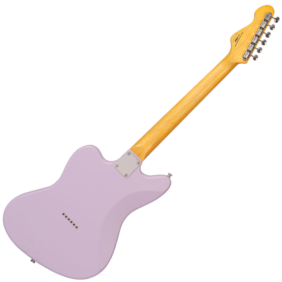 Vintage V65H ReIssued Hard Tail Electric Guitar ~ Satin Purple - Fair Deal Music