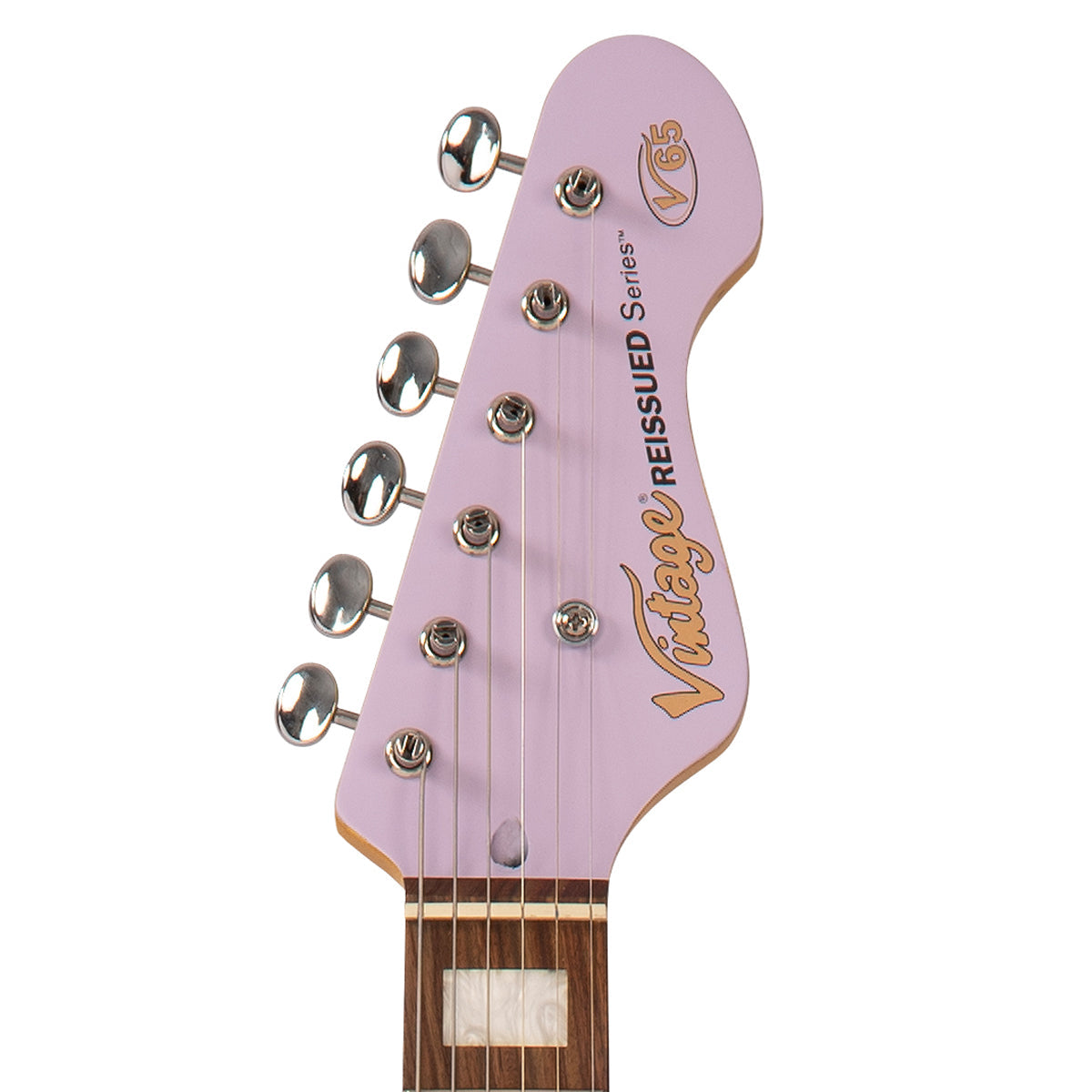 Vintage V65H ReIssued Hard Tail Electric Guitar ~ Satin Purple - Fair Deal Music