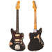 Vintage V65 ICON Vibrato Electric Guitar ~ Distressed Black - Fair Deal Music