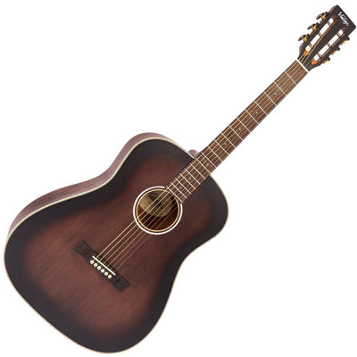 Vintage Historic Series 'Drop Shoulder' Acoustic Guitar ~ Aged Finish - Fair Deal Music