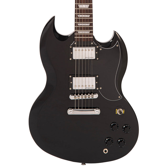 Vintage V69 Coaster Series Electric Guitar ~ Boulevard Black - Fair Deal Music