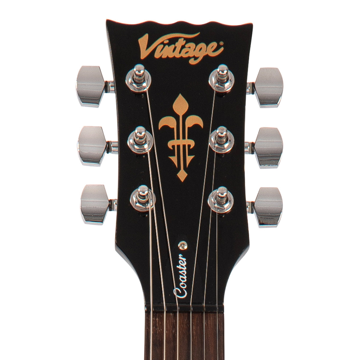Vintage V69 Coaster Series Electric Guitar ~ Boulevard Black - Fair Deal Music