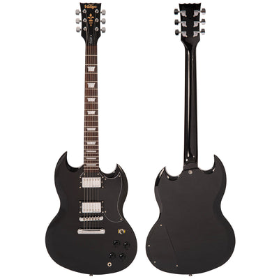 Vintage V69 Coaster Series Electric Guitar ~ Boulevard Black - Fair Deal Music