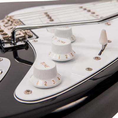 Vintage V6 ReIssued Electric Guitar ~ Boulevard Black - Fair Deal Music