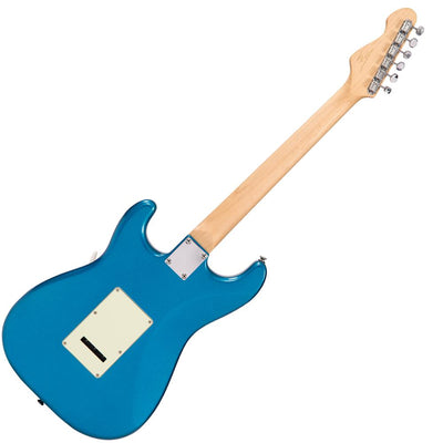 Vintage V6 ReIssued Electric Guitar ~ Candy Apple Blue - Fair Deal Music