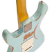 Vintage V6H ICON HSS Electric Guitar ~ Ultra-Gloss Distressed Laguna Blue - Fair Deal Music