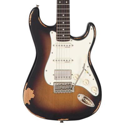 Vintage V6 Paul Rose Signature Electric Guitar ~ Distressed Sunset Sunburst - Fair Deal Music