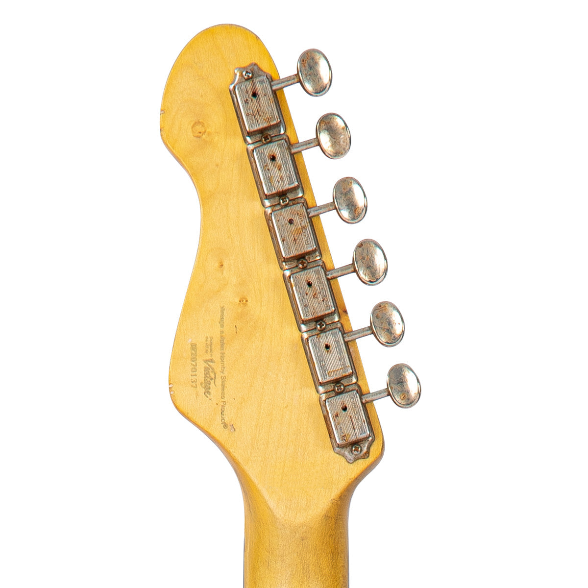 Vintage V6 Paul Rose Signature Electric Guitar ~ Distressed Sunset Sunburst - Fair Deal Music