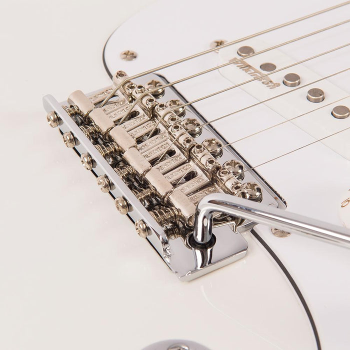 Vintage V6JMH ReIssued Electric Guitar ~ Olympia White 'Fillmore' - Fair Deal Music