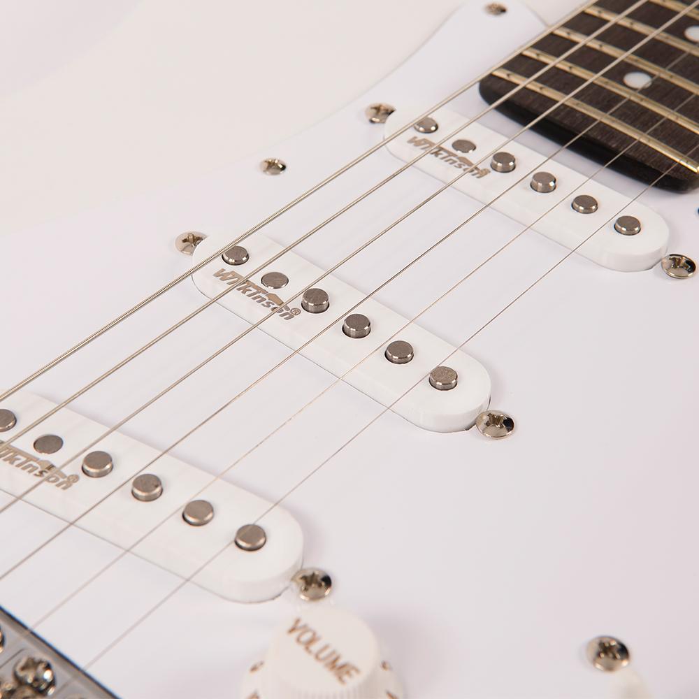 Vintage V6JMH ReIssued Electric Guitar ~ Olympia White 'Fillmore' - Fair Deal Music