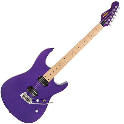 Vintage V6M24 ReIssued Series Electric Guitar ~ Pasadena Purple - Fair Deal Music