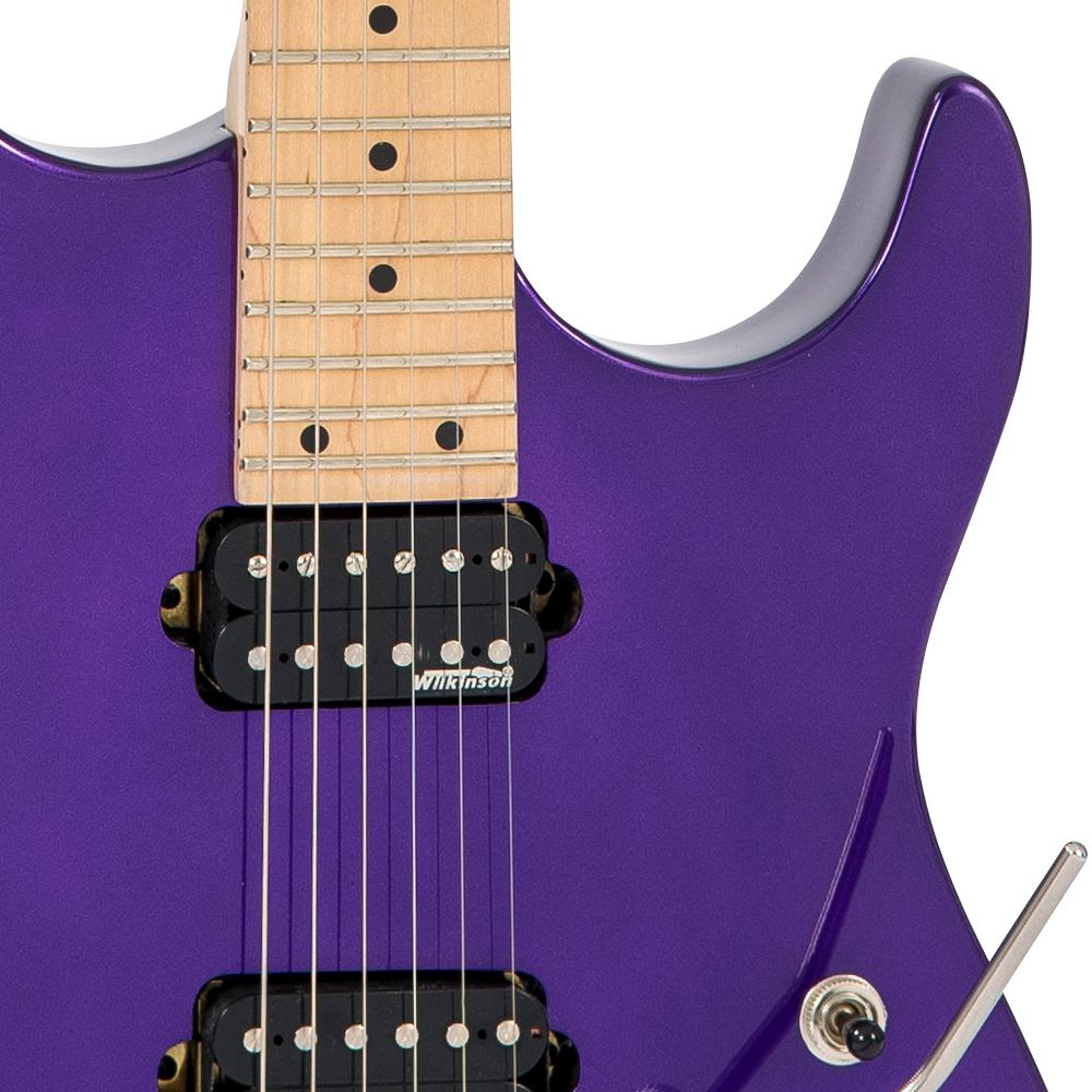 Vintage V6M24 ReIssued Series Electric Guitar ~ Pasadena Purple - Fair Deal Music