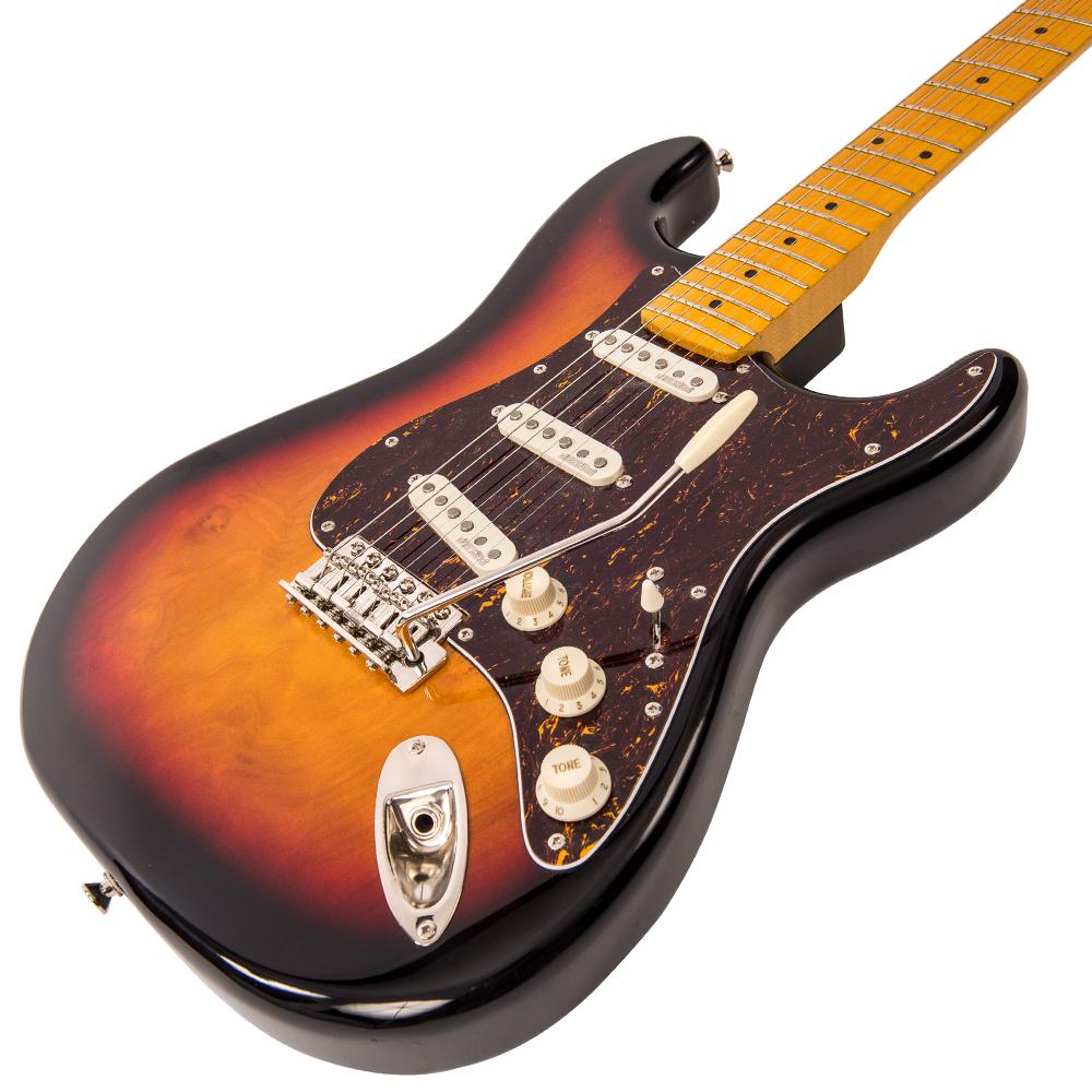 Vintage V6M ReIssued Electric Guitar ~ Sunburst - Fair Deal Music