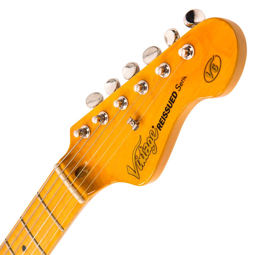 Vintage V6M ReIssued Electric Guitar ~ Sunburst - Fair Deal Music