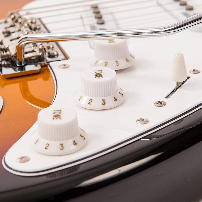 Vintage V6 ReIssued Electric Guitar ~ Sunset Sunburst - Fair Deal Music