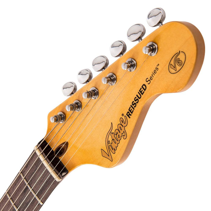 Vintage V6 ReIssued Electric Guitar ~ Sunset Sunburst - Fair Deal Music
