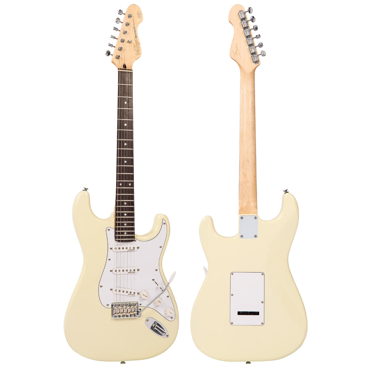 Vintage V6 ReIssued Electric Guitar ~ Vintage White - Fair Deal Music