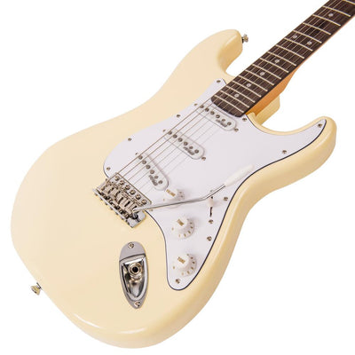 Vintage V6 ReIssued Electric Guitar ~ Vintage White - Fair Deal Music
