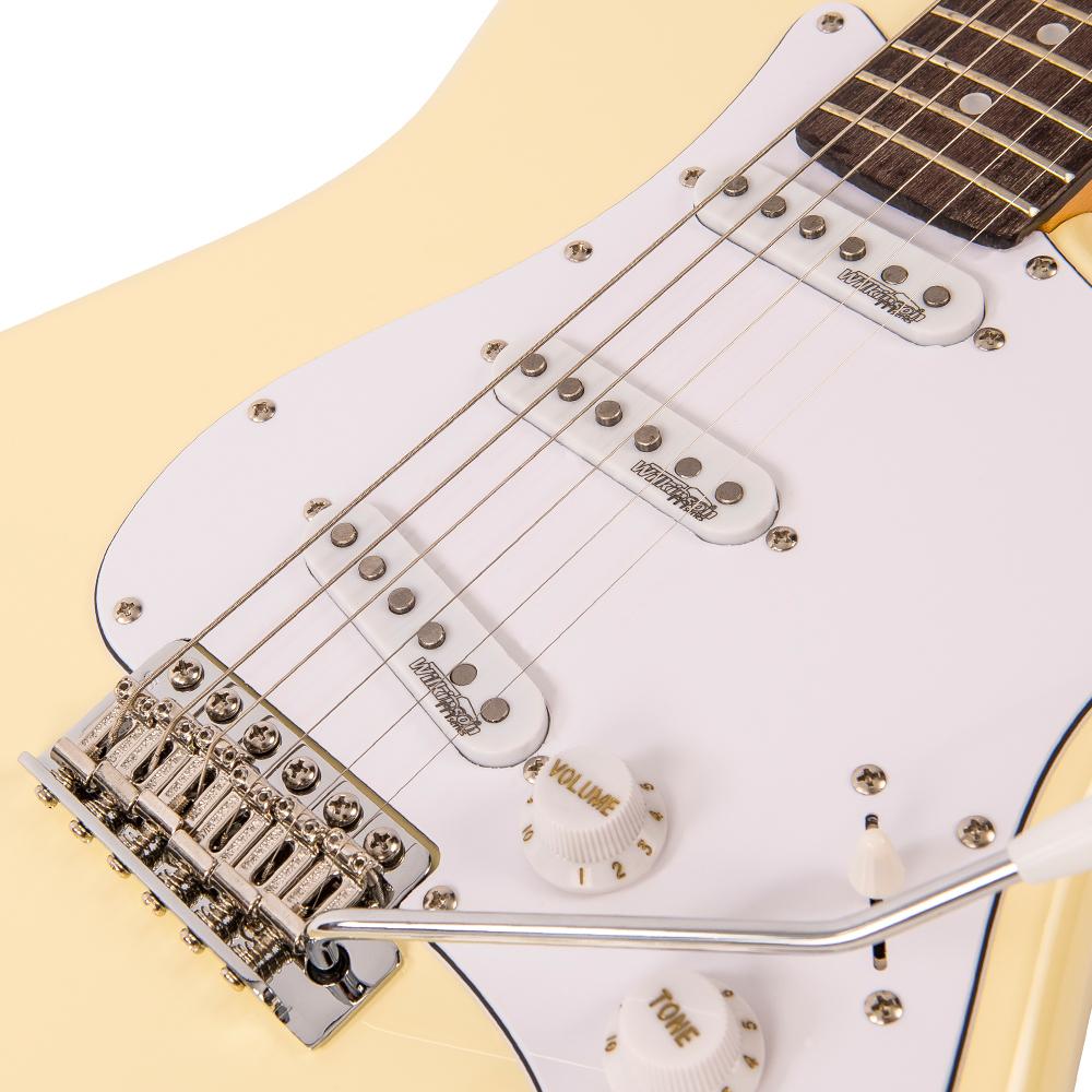 Vintage V6 ReIssued Electric Guitar ~ Vintage White - Fair Deal Music