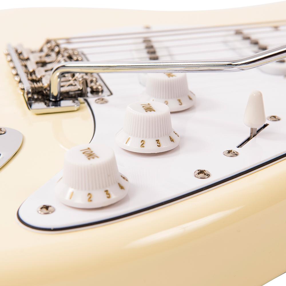 Vintage V6 ReIssued Electric Guitar ~ Vintage White - Fair Deal Music