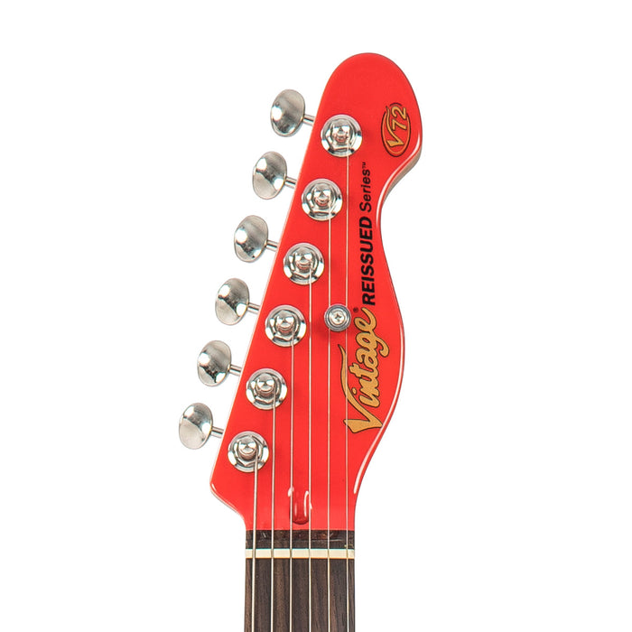 Vintage V72 ReIssued Electric Guitar ~ Firenza Red - Fair Deal Music