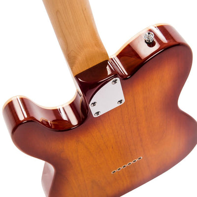 Vintage V72 ReIssued Custom Spec Electric Guitar ~ Flame Tobacco Burst - Fair Deal Music