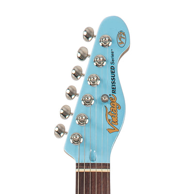 Vintage V72 ReIssued Electric Guitar ~ Laguna Blue - Fair Deal Music