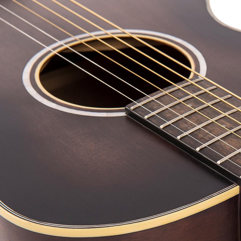 Vintage Historic Series 'Parlour' Acoustic Guitar ~ Aged Finish - Fair Deal Music